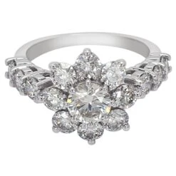 Betsey Ring - 3.0 Ct. T.W.(Flower Diamond Band Ring 453730)