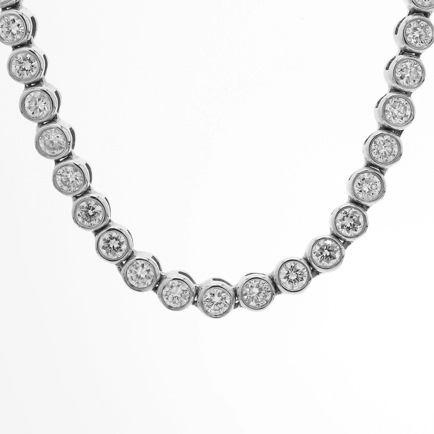 Brianna Necklace - 10.00 Ct. T.W.(White Diamonds Necklace 454174) 4 Brianna Necklace - 10.00 Ct. T.W.(White Diamonds Necklace 454174) - Image 2