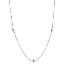 Candence Necklace 1.0Ctw(Mina Diamond Station Necklace 453926)