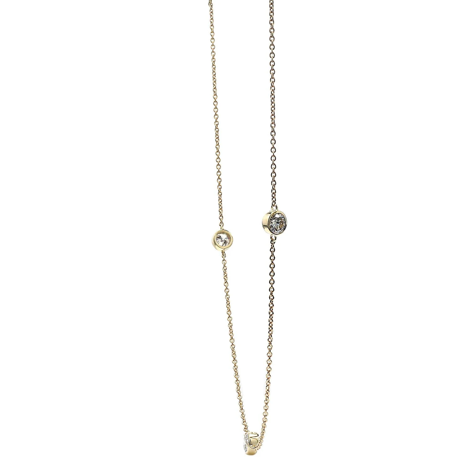 Candence Necklace 1.0Ctw(Mina Diamond Station Necklace 453926) 5 Candence Necklace 1.0Ctw(Mina Diamond Station Necklace 453926) - Image 3