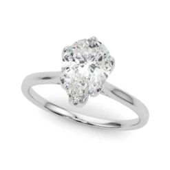 Carly Pear Engagement Ring 1.0 Ct IGI Certified(Carly Pear Engagement Ring)