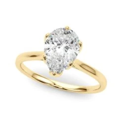 Carly Pear Engagement Ring 1.0 Ct IGI Certified(Carly Pear Engagement Ring) -NEWWORLD DIAMONDS carly pear engagement ring 1 0 ct igi certified for ring gemstone jewelry 4