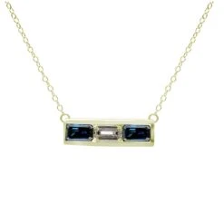 Carmen Necklace - 1/2 Ct. T.W.(Blue Diamond Necklace 457357) -NEWWORLD DIAMONDS carmen necklace 12 ct t w for necklace gemstone jewelry 6