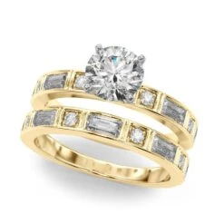 Celine Band(Celine Wedding Band 2653) -NEWWORLD DIAMONDS celine band for ring gemstone jewelry 4