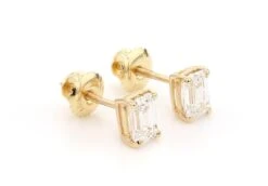 Classic Emerald Earrings 1.0 Ctw Certified(Diamond Stud Earrings 261798c1) 12 Classic Emerald Earrings 1.0 Ctw Certified(Diamond Stud Earrings 261798c1) -NEWWORLD DIAMONDS classic emerald earrings 1 0 ctw certified for earrings gemstone jewelry 5