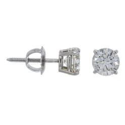 Classic Round Earrings 3/4 CTW. IGI Certified E-F VS(Diamond Stud Earrings 261786c75) 21 Classic Round Earrings 3/4 CTW. IGI Certified E-F VS(Diamond Stud Earrings 261786c75) -NEWWORLD DIAMONDS classic round earrings 34 ctw igi certified e f vs for earrings gemstone jewelry 10