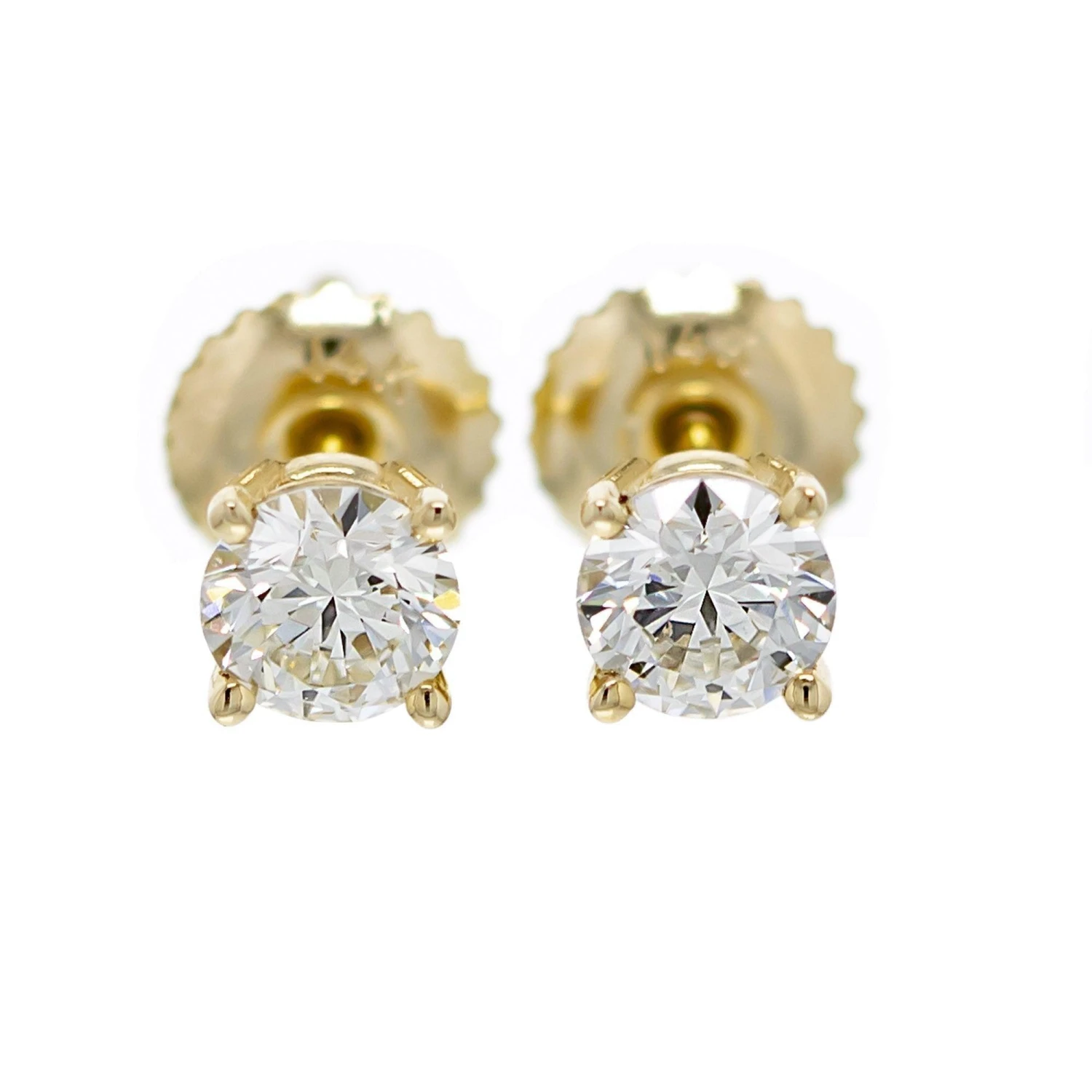 Classic Round Earrings 3/4 CTW. IGI Certified E-F VS(Diamond Stud Earrings 261786c75) 7 Classic Round Earrings 3/4 CTW. IGI Certified E-F VS(Diamond Stud Earrings 261786c75) - Image 5
