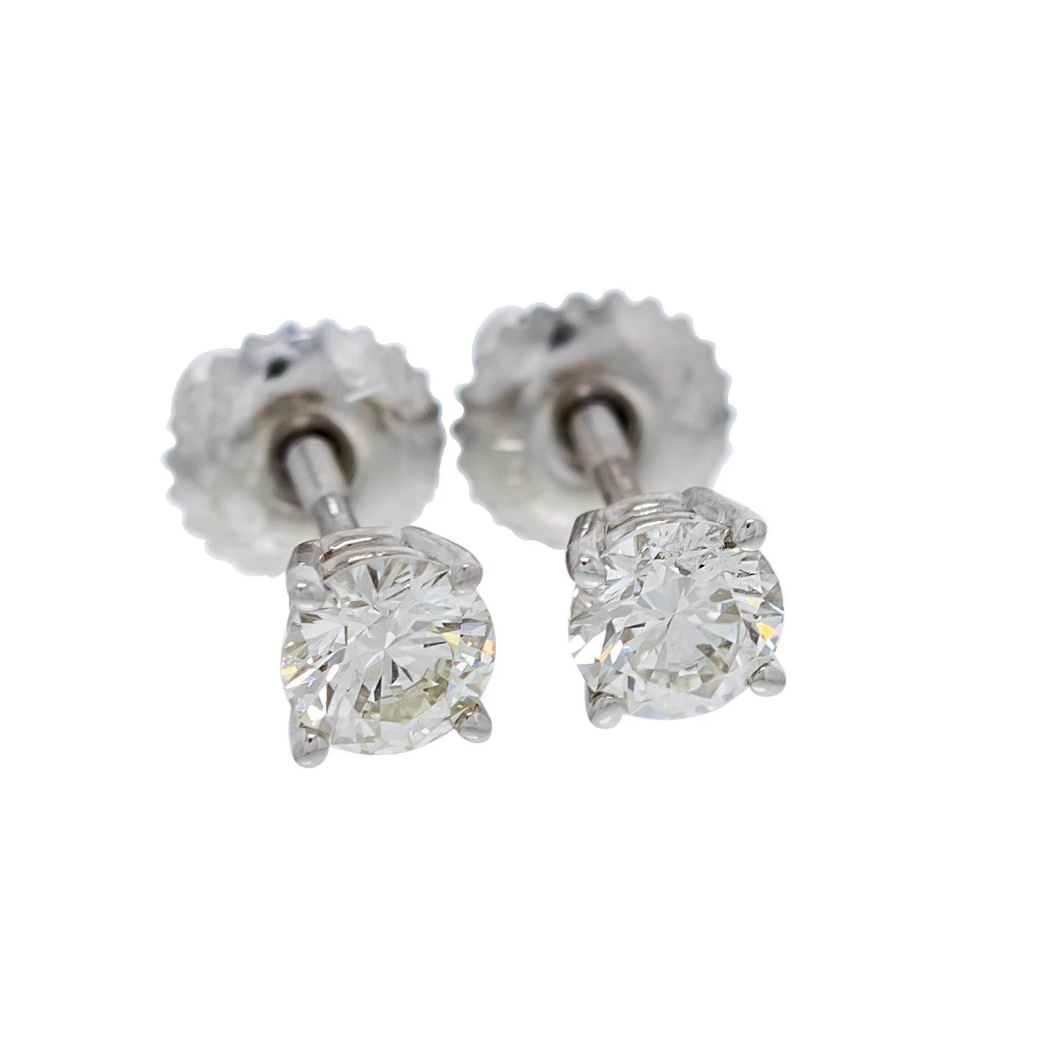 Classic Round Earrings 3/4 CTW. IGI Certified E-F VS(Diamond Stud Earrings 261786c75) 8 Classic Round Earrings 3/4 CTW. IGI Certified E-F VS(Diamond Stud Earrings 261786c75) - Image 6