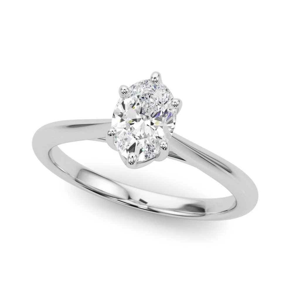 Claudia Oval Engagement Ring 1.0 Ct IGI Certified(Claudia Oval Engagement Ring) 3 Claudia Oval Engagement Ring 1.0 Ct IGI Certified(Claudia Oval Engagement Ring)
