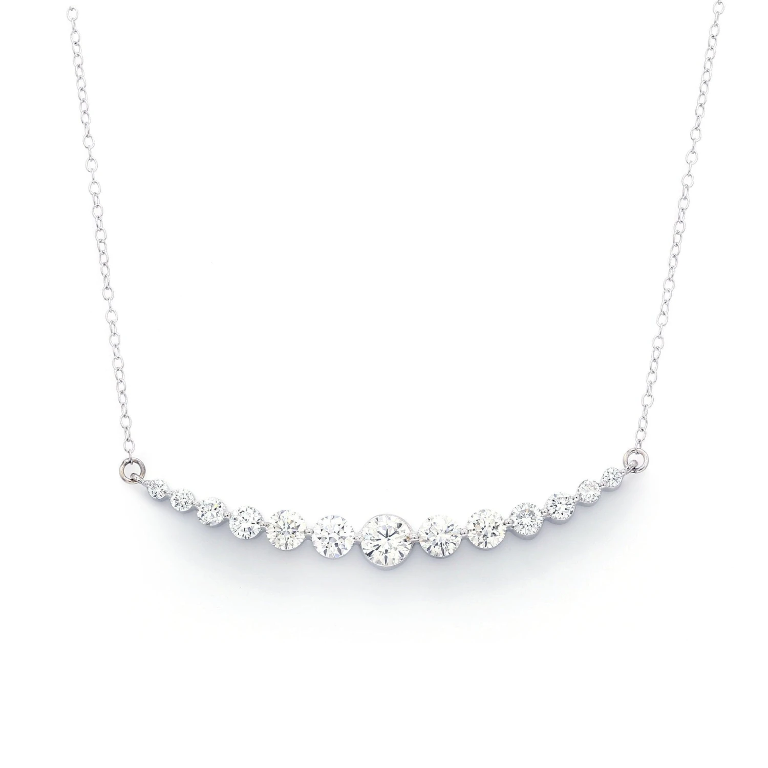 Clementine Necklace 2.0Ctw(Diamond Necklace 455175) 3 Clementine Necklace 2.0Ctw(Diamond Necklace 455175)