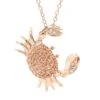 Crab Pendant 1/2Ctw(Diamond Pendant 455172) -NEWWORLD DIAMONDS crab pendant 12ctw for pendant gemstone jewelry 1