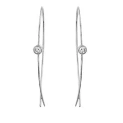 Crisscross Solitaire Earrings 2/5Ctw(Crisscross Solitaire Hoop Earrings)