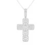 Cross 1 1/2Ctw Pendant(Diamond Cross Pendant 453921) -NEWWORLD DIAMONDS cross 1 12ctw pendant for pendant gemstone jewelry 1