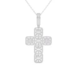 Cross 1 1/2Ctw Pendant(Diamond Cross Pendant 453921)