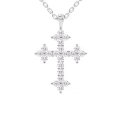 Cross 1/2Ctw Pendant(Diamond Cross Pendant 453912)