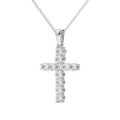 Cross 1/3Ctw Pendant(Diamond Cross Pendant 453913) -NEWWORLD DIAMONDS cross 13ctw pendant for pendant gemstone jewelry 5