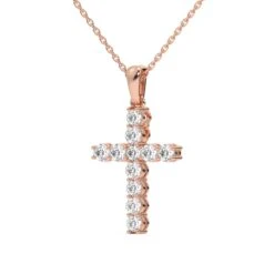 Cross 1/3Ctw Pendant(Diamond Cross Pendant 453913) -NEWWORLD DIAMONDS cross 13ctw pendant for pendant gemstone jewelry 7
