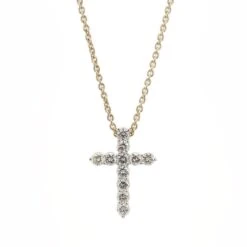 Cross 2 1/4Ctw Pendant(White Diamonds Pendant 454172)