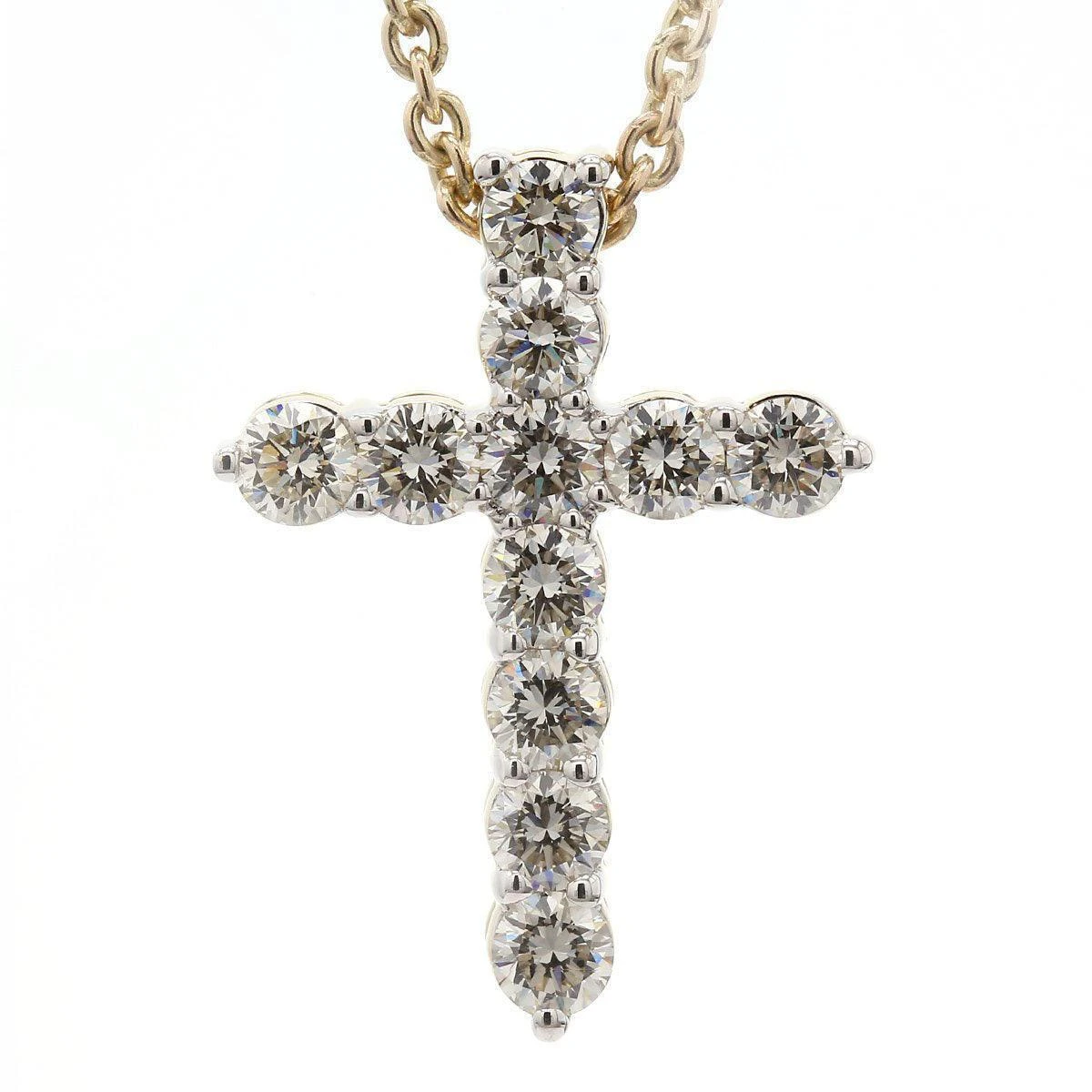 Cross 2 1/4Ctw Pendant(White Diamonds Pendant 454172) 4 Cross 2 1/4Ctw Pendant(White Diamonds Pendant 454172) - Image 2