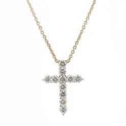 Cross 3 1/2Ctw Pendant(White Diamonds Pendant 454171)
