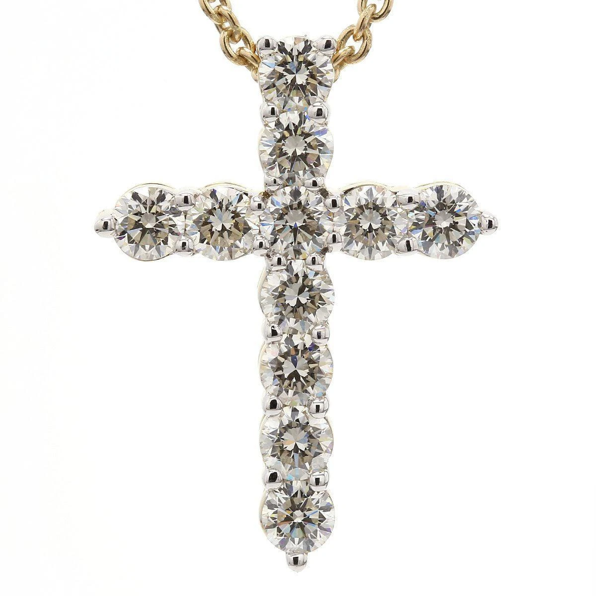 Cross 3 1/2Ctw Pendant(White Diamonds Pendant 454171) 4 Cross 3 1/2Ctw Pendant(White Diamonds Pendant 454171) - Image 2