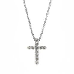 Cross 3 1/2Ctw Pendant(White Diamonds Pendant 454171) 9 Cross 3 1/2Ctw Pendant(White Diamonds Pendant 454171) -NEWWORLD DIAMONDS cross 3 12ctw pendant for pendant gemstone jewelry 4