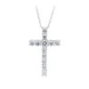 Cross Pendant - 2.0Ctw(Diamond Pendant 455168) -NEWWORLD DIAMONDS cross pendant 2 0ctw for pendant gemstone jewelry 1