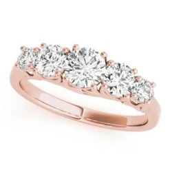 Doll 5 Stone Band 1.0Ctw(Doll 5 Stone Band 2849) -NEWWORLD DIAMONDS doll 5 stone band 1 0ctw for ring gemstone jewelry 5 f1ff2f93 b38b 46f7 80fc 7f2ddc881594