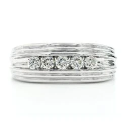 Donald Ring - 1/2 Ct. T.W.(White Dia Mens Ring 454522) -NEWWORLD DIAMONDS donald ring 12 ct t w for ring gemstone jewelry 6