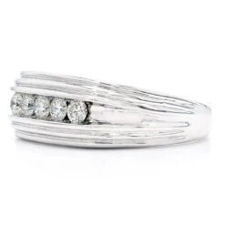 Donald Ring - 1/2 Ct. T.W.(White Dia Mens Ring 454522) -NEWWORLD DIAMONDS donald ring 12 ct t w for ring gemstone jewelry 7