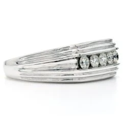 Donald Ring - 1/2 Ct. T.W.(White Dia Mens Ring 454522) -NEWWORLD DIAMONDS donald ring 12 ct t w for ring gemstone jewelry 9