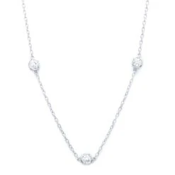 Elaine Necklace - 2 1/2 Ct. T.W.(Station Diamond Yard Necklace 454749)