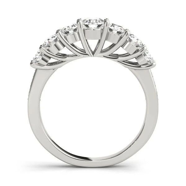 Eliza 7 Stone Ring 1.0Ctw(Eliza Band 2855) 4 Eliza 7 Stone Ring 1.0Ctw(Eliza Band 2855) - Image 2