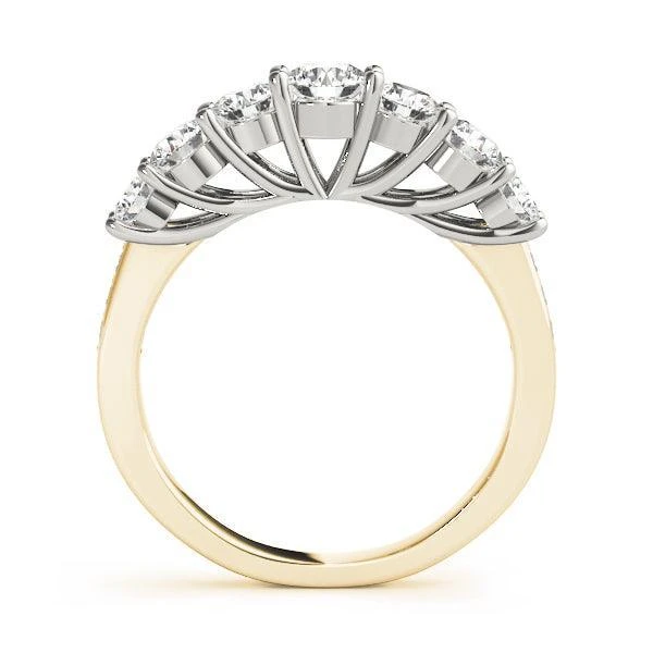 Eliza 7 Stone Ring 1.0Ctw(Eliza Band 2855) 6 Eliza 7 Stone Ring 1.0Ctw(Eliza Band 2855) - Image 4