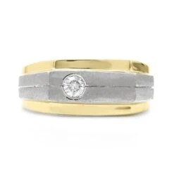 Ethan Ring - 0.16 Ct. T.W.(White Dia Mens Ring 262277) -NEWWORLD DIAMONDS ethan ring 0 16 ct t w for ring gemstone jewelry 5