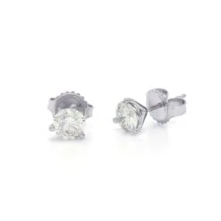 Ethel Earrings 1 1/4Ctw IGI Certified J-K(Martini Diamond Earring 263604)