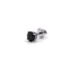 Ferris Earring 1/2 Ct. Black(Single Stud Diamonds Earrings 262998 Black) -NEWWORLD DIAMONDS ferris earring 12 ct black for earrings gemstone jewelry 1