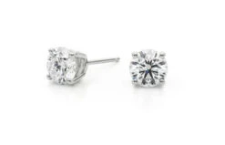 Marilyn Earrings 3/4Ctw. Certified(White Diamond Stud Earrings 263161c 75) -NEWWORLD DIAMONDS friction 16042b92 7121 4af2 a521 b7a6f5a145c3