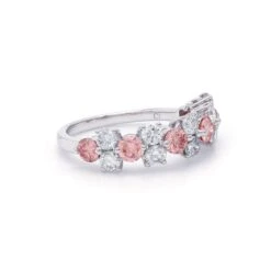 Gail Ring - 2.00Ctw(Pink Diamond Band Ring 456656) -NEWWORLD DIAMONDS gail ring 2 00 ct t w at new world diamonds for ring 2