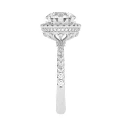 Ginny Hidden Halo Setting(Ginny Setting 453765) -NEWWORLD DIAMONDS ginny hidden halo setting for settings gemstone jewelry 3