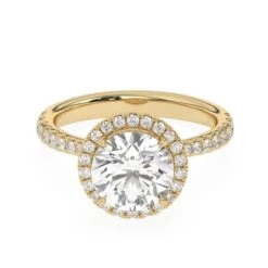 Ginny Hidden Halo Setting(Ginny Setting 453765) -NEWWORLD DIAMONDS ginny hidden halo setting for settings gemstone jewelry 5