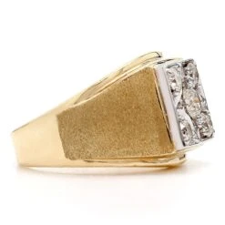 Harrison Ring - 1.00Ctw(White Dia Mens Ring 262304) -NEWWORLD DIAMONDS harrison ring 1 00ctw for ring gemstone jewelry 4