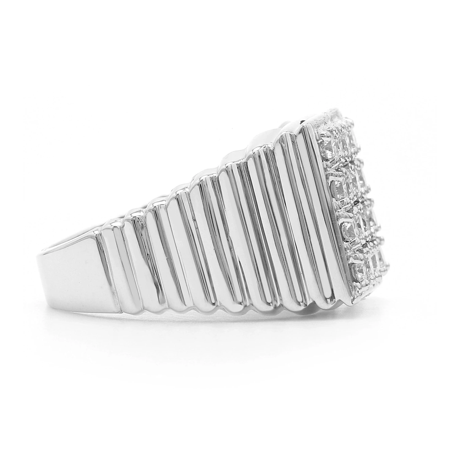 Harvey Ring - 1.00Ctw(White Dia Mens Ring 262268) 6 Harvey Ring - 1.00Ctw(White Dia Mens Ring 262268) - Image 4
