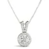 Holland Pendant 3/4Ctw(Diamond Pendants Halo)