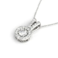Holland Pendant 3/4Ctw(Diamond Pendants Halo) -NEWWORLD DIAMONDS holland pendant 34ctw for pendant gemstone jewelry 4