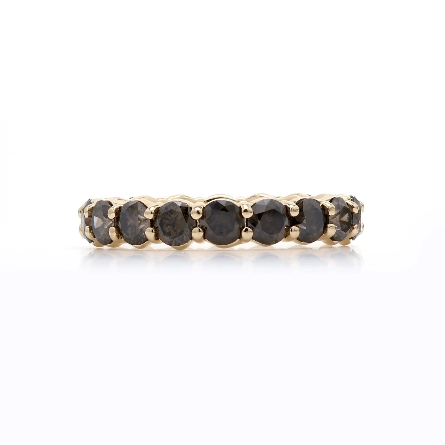 Ivory Ring - 2 1/2 Ct. T.W. Black(Black Diamonds Ring 261804) 7 Ivory Ring - 2 1/2 Ct. T.W. Black(Black Diamonds Ring 261804) - Image 5