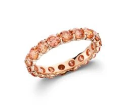 Ivory Ring - 2 1/2 Ct. T.W. Orange(Orange Diamonds Ring 261876)