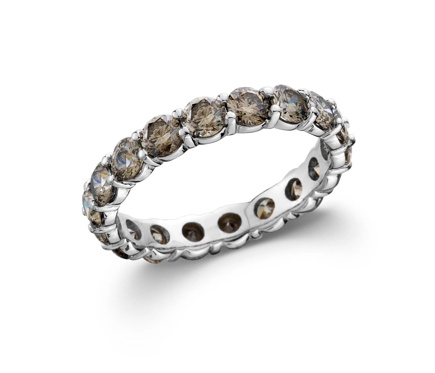 Ivory Ring - 2 1/2 Ct. T.W. Smoky(Smoky Diamonds Ring 261831) 3 Ivory Ring - 2 1/2 Ct. T.W. Smoky(Smoky Diamonds Ring 261831)