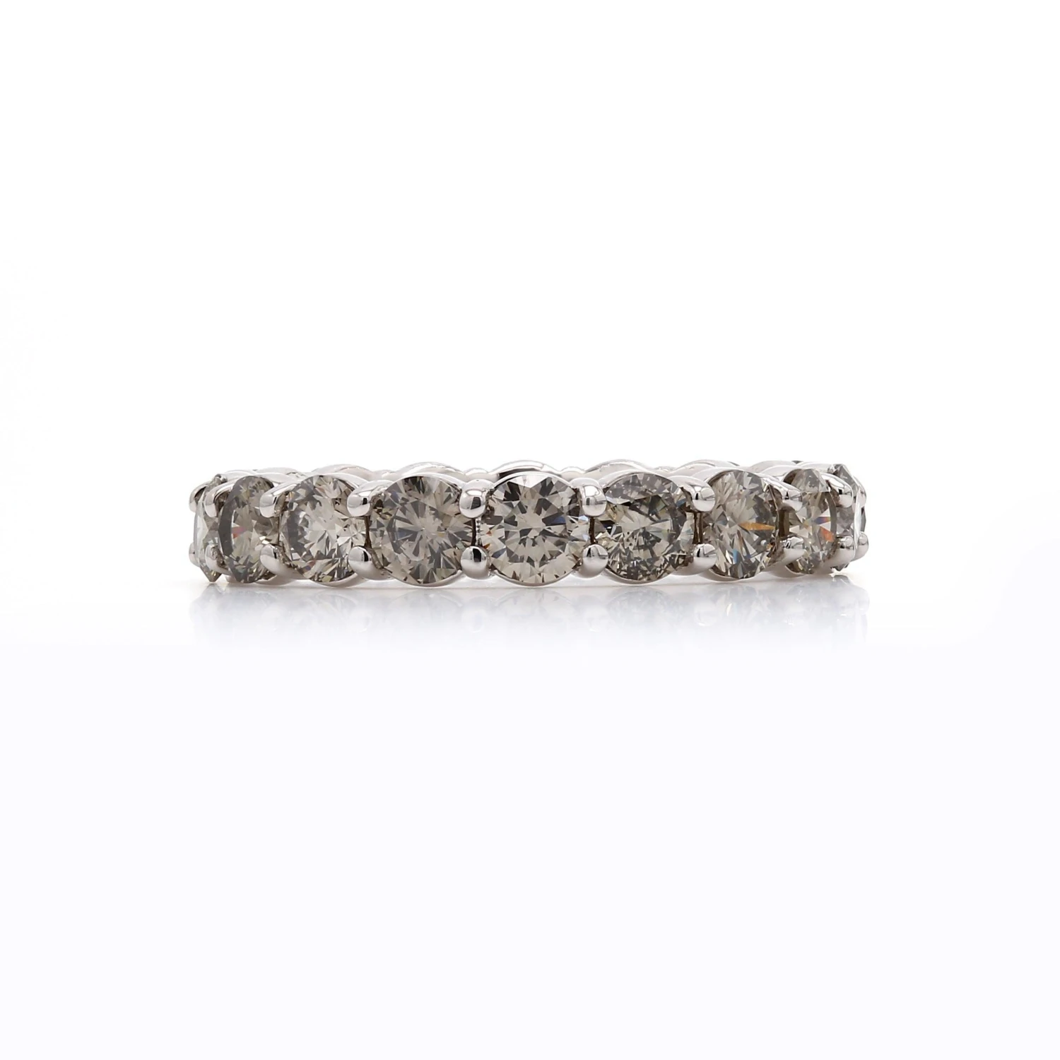 Ivory Ring - 2 1/2 Ct. T.W. Smoky(Smoky Diamonds Ring 261831) 4 Ivory Ring - 2 1/2 Ct. T.W. Smoky(Smoky Diamonds Ring 261831) - Image 2
