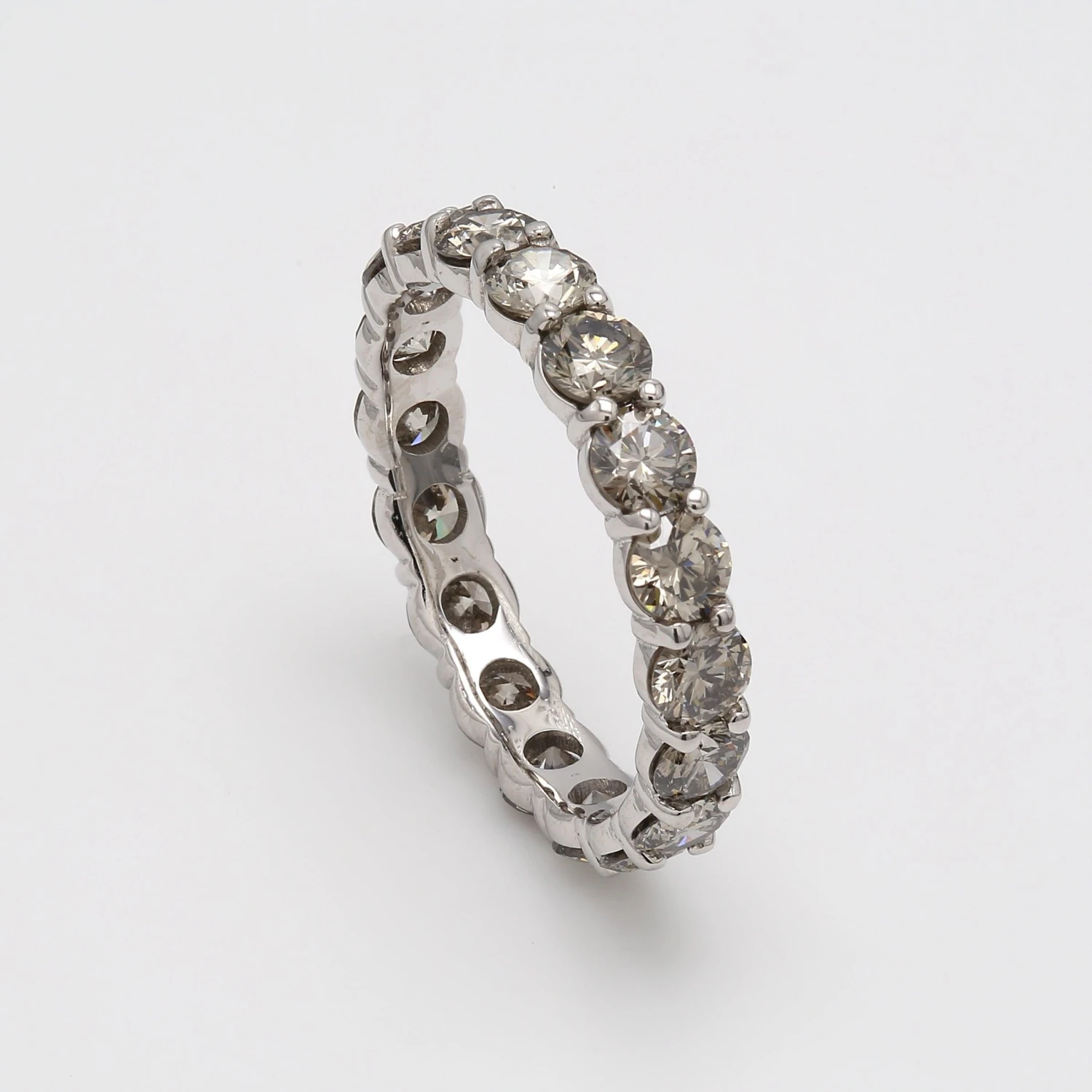 Ivory Ring - 2 1/2 Ct. T.W. Smoky(Smoky Diamonds Ring 261831) 5 Ivory Ring - 2 1/2 Ct. T.W. Smoky(Smoky Diamonds Ring 261831) - Image 3